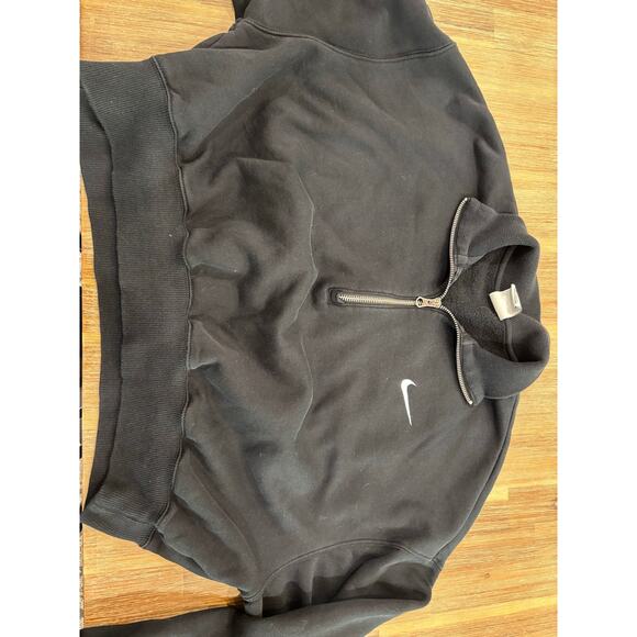 NIKE 1/4 ZIP CROPPED SWEATSHIRT - Picture 4 of 6